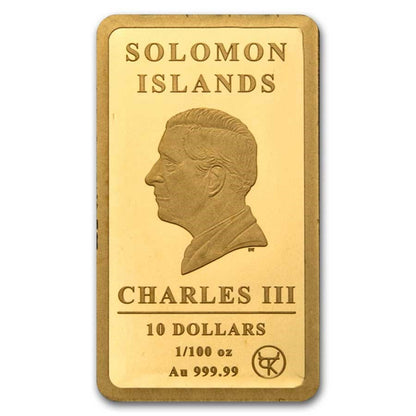 2024 Solomon Islands Kangaroo 1/100 oz Gold