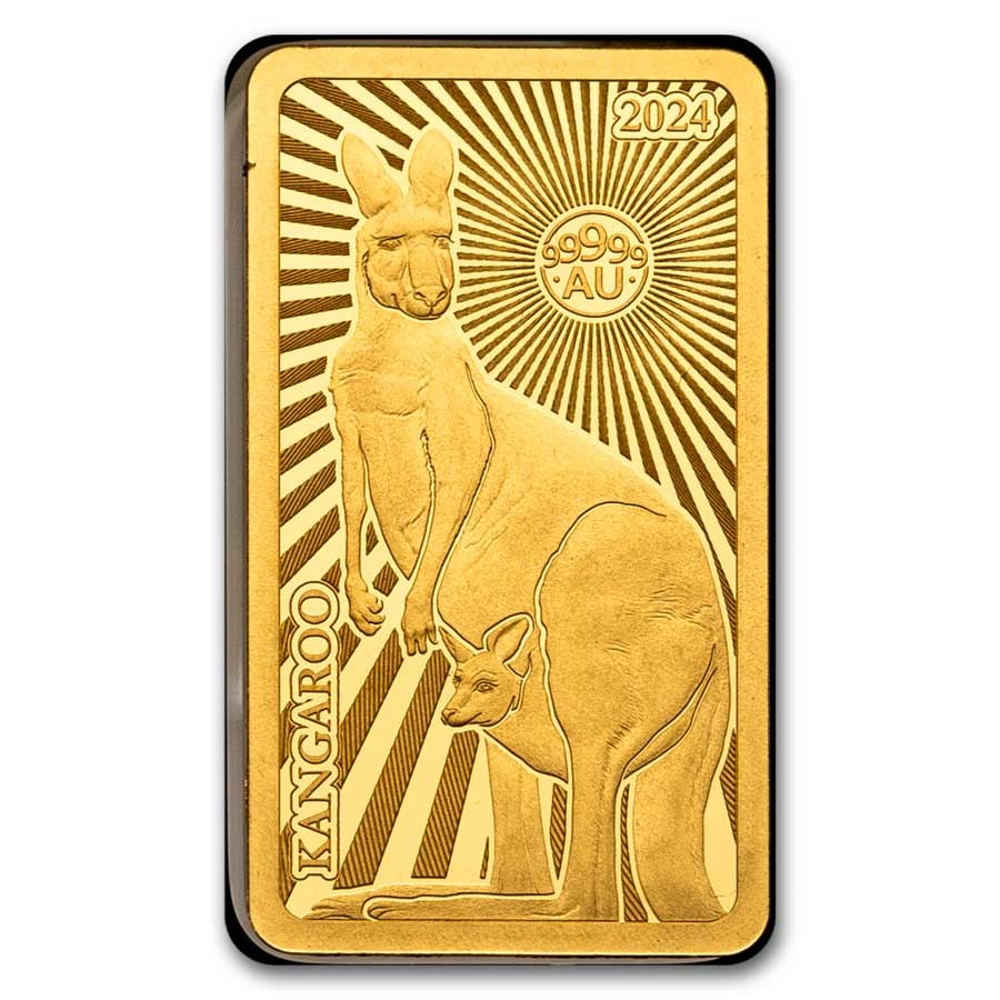 2024 Solomon Islands Kangaroo 1/100 oz Gold