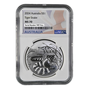 2024 Tiger Snake - Australia Label - NGC MS70