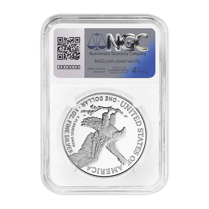 2024 Silver Eagle - Early Release In God We Trust Label - NGC PF70 Ultra Cameo