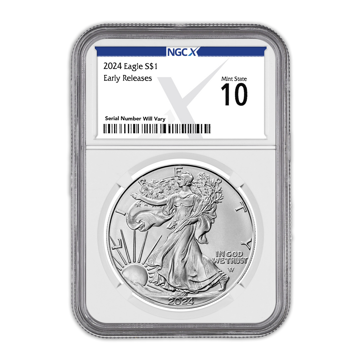 2024 Silver Eagle - NGCX MS10 Early Releases - CoinsTV
