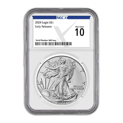 2024 Silver Eagle - NGCX MS10 Early Releases - CoinsTV