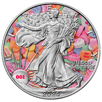 2024 Valentines Day Silver Eagle - Limited Edition - CoinsTV