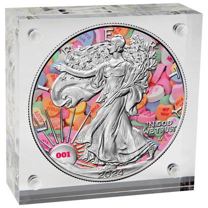 2024 Valentines Day Silver Eagle - Limited Edition - CoinsTV