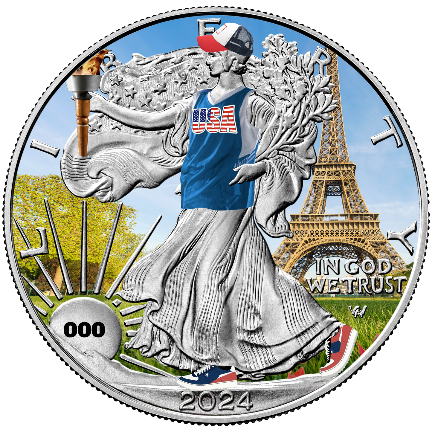 2024 Summer Games Chromatics Silver Eagle