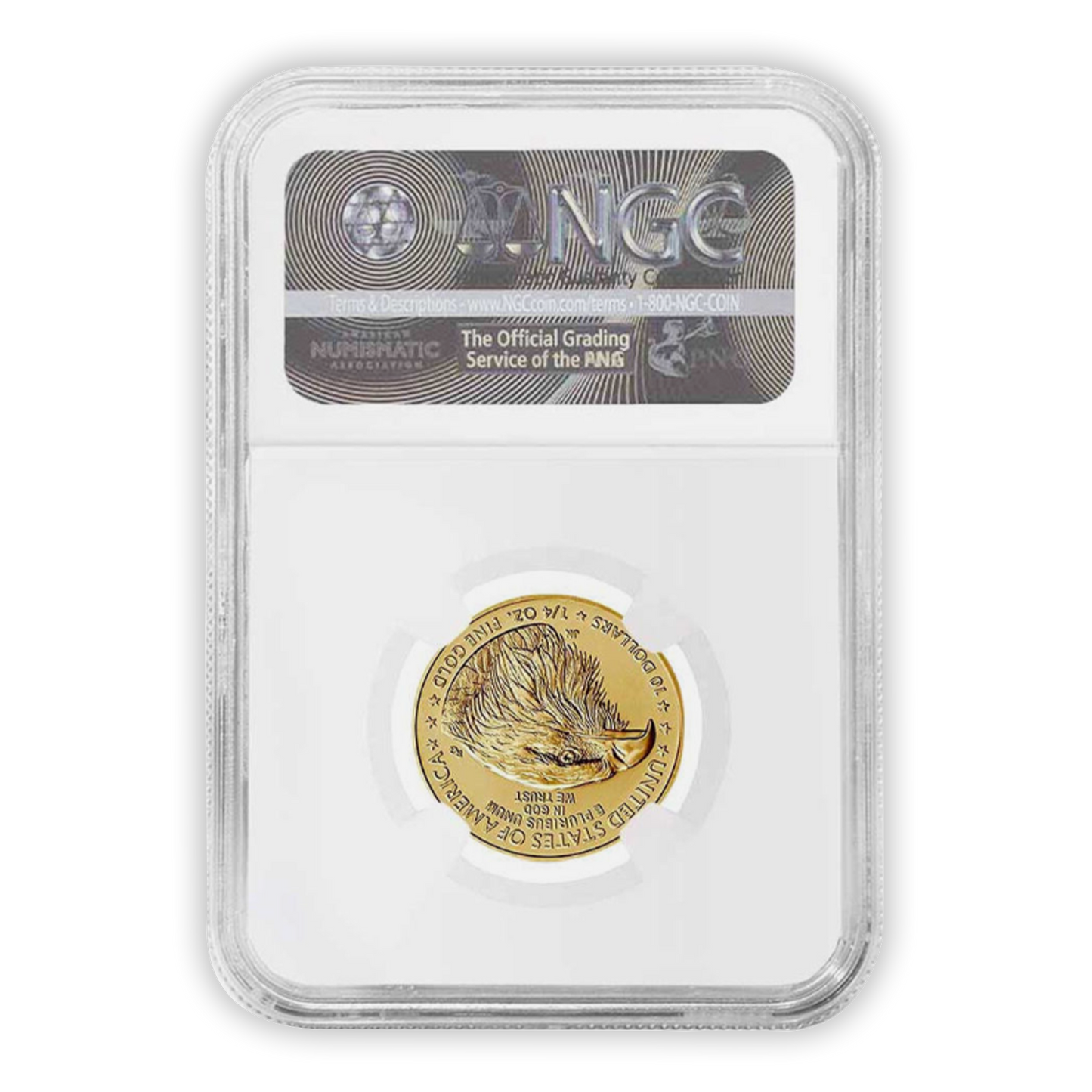 2024 $10 Gold Eagle in God We Trust Label - NGC MS70 Early Releases