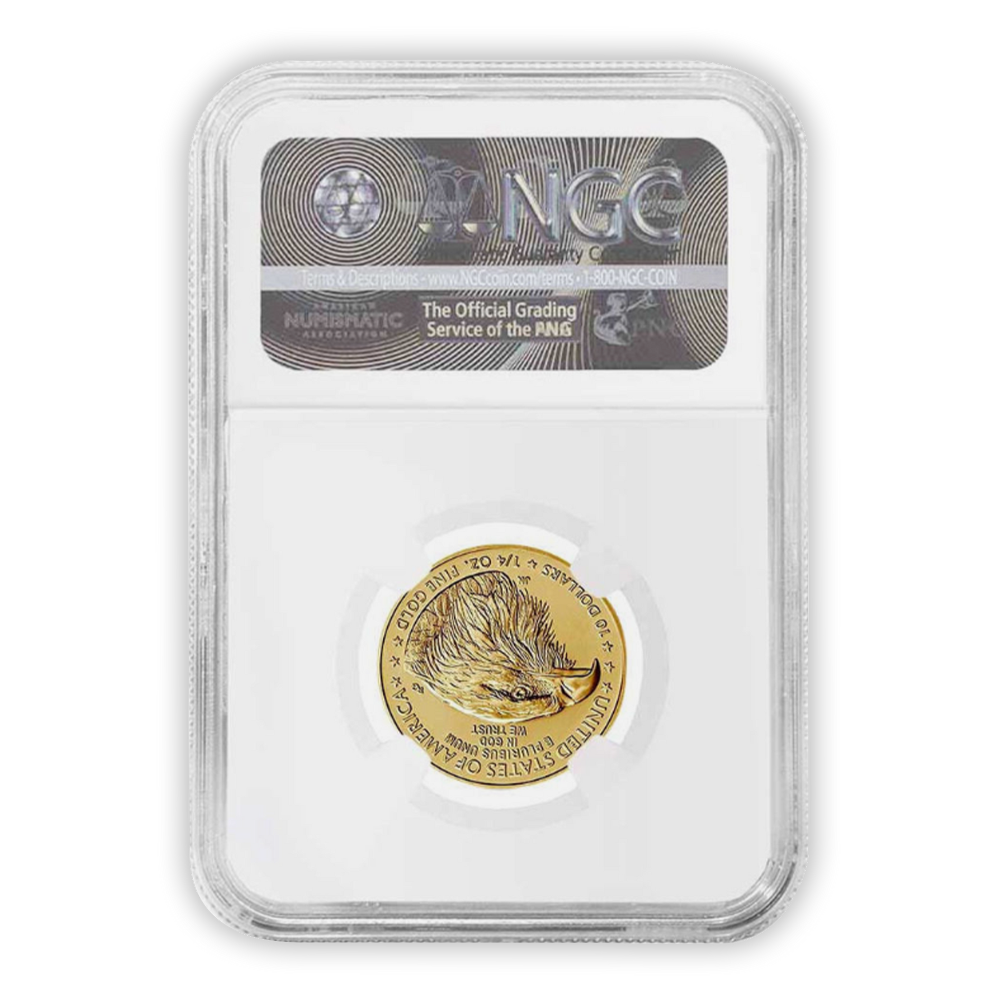 2024 $10 Gold Eagle in God We Trust Label - NGC MS70 Early Releases - CoinsTV