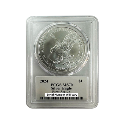 2024 Silver Eagle - First Strike - PCGS MS70 TD Rogers Signature