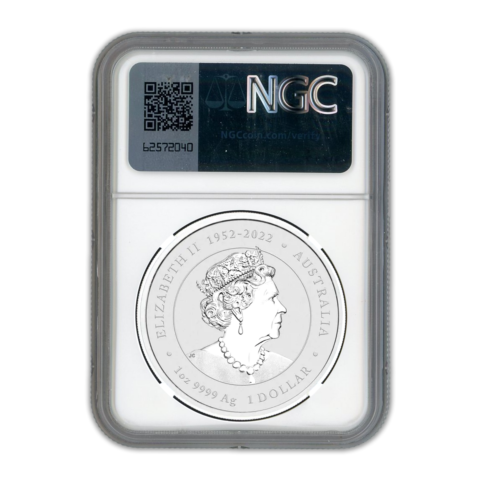 2024 Australia Lunar Year of the Dragon - NGCX MS10 1 oz Silver Colorized - CoinsTV