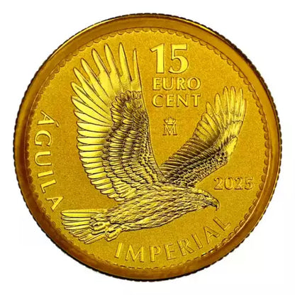 2025 Spain Imperial Eagle 1/10 oz .9999 Gold Coin Reverse Proof - CoinsTV