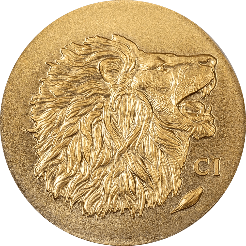 2025 Numismatic Icons Leon - .9999 0.5g Gold - CoinsTV