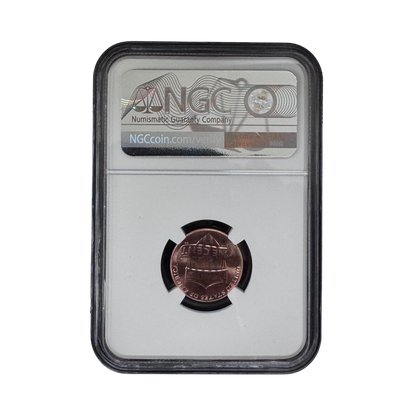2025-D Lincoln Cent Last Year of Issue - NGC MS66 RD Don't Tread Label