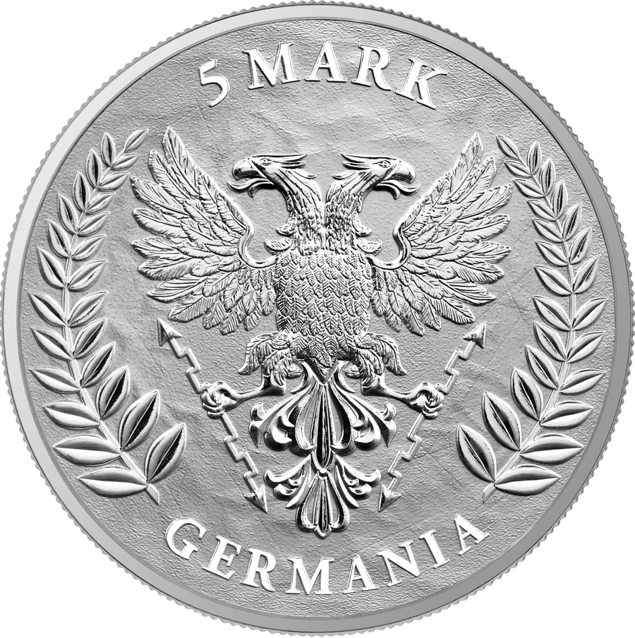 2025 Germania 1 oz Silver BU - CoinsTV