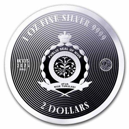 2025 Niue Icon Winston Churchill PL 1 oz Silver Coin