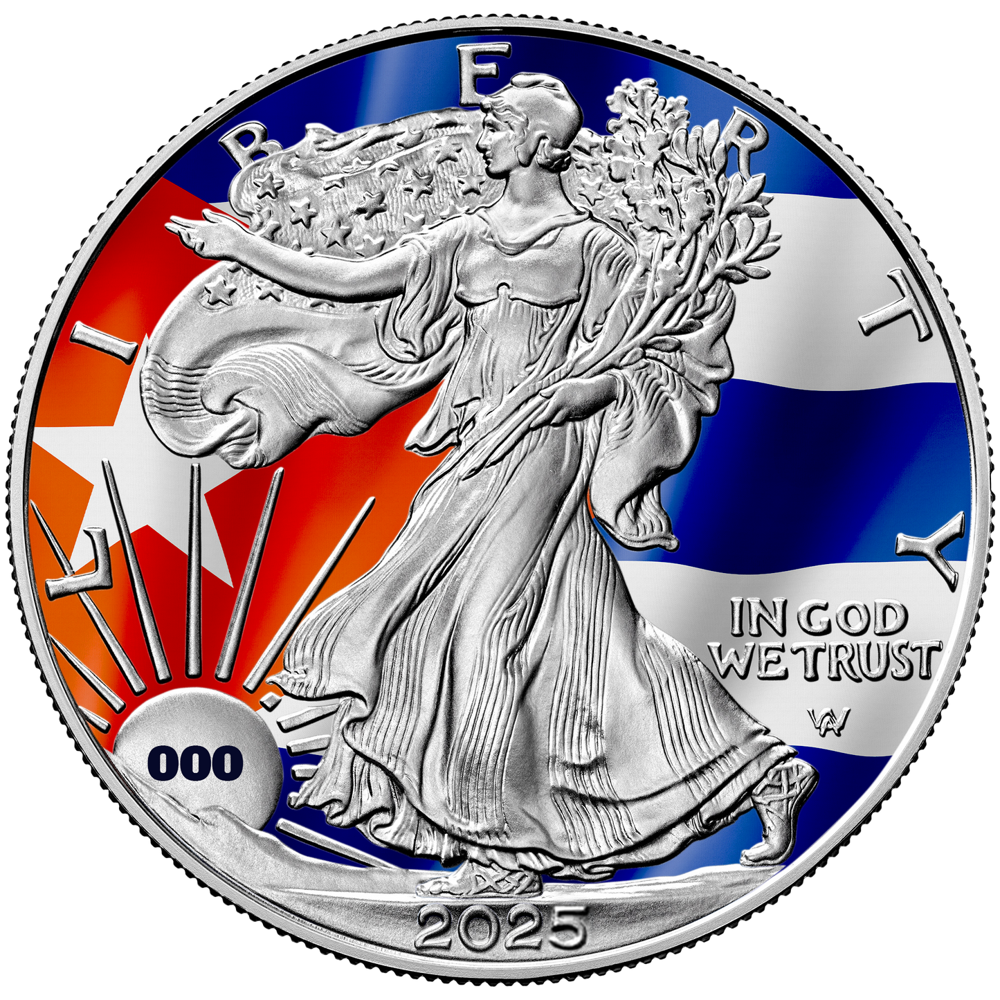 2025 Flags of the World Silver Eagle - Cuba - First Edition - CoinsTV