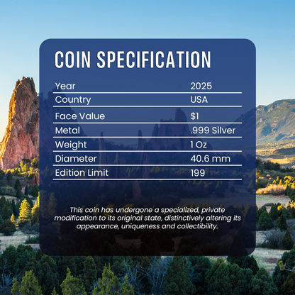 2025 State Flags Silver Eagle - Colorado Limited Edition