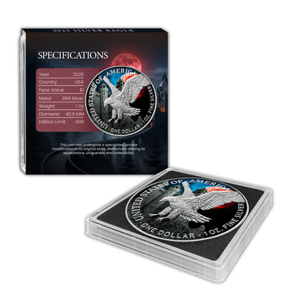 2025 Halloween Series - Silver Eagle & Bar Set - Vampire Edition