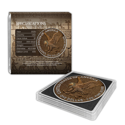 2025 Halloween Series - Silver Eagle & Bar Set - Mummy Edition