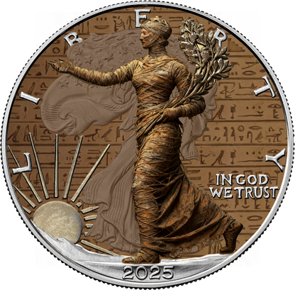 2025 Halloween Series - Silver Eagle & Bar Set - Mummy Edition