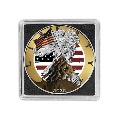 2025 Silver Eagle Veteran's Day Edition - CoinsTV