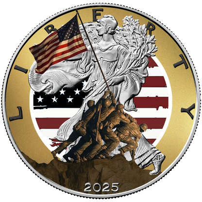 2025 Silver Eagle Veteran's Day Edition - CoinsTV