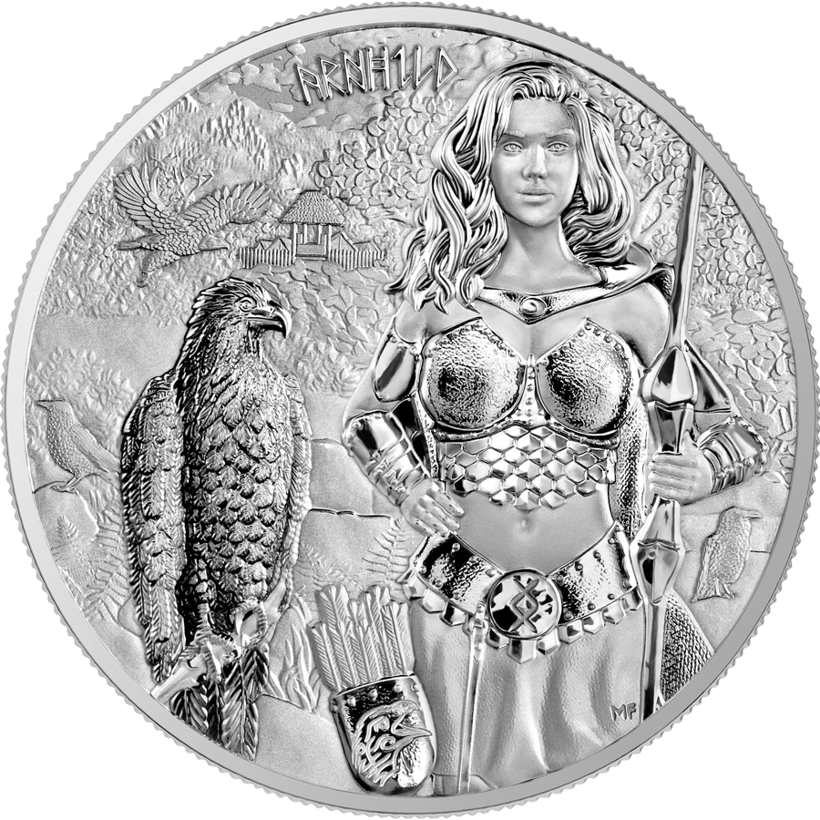 2025 Valkyries Arnhild 1 oz Silver BU - CoinsTV