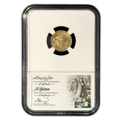 2025 $5 Gold Eagle - Founding Fathers Label - NGC MS70 Early Releases - CoinsTV