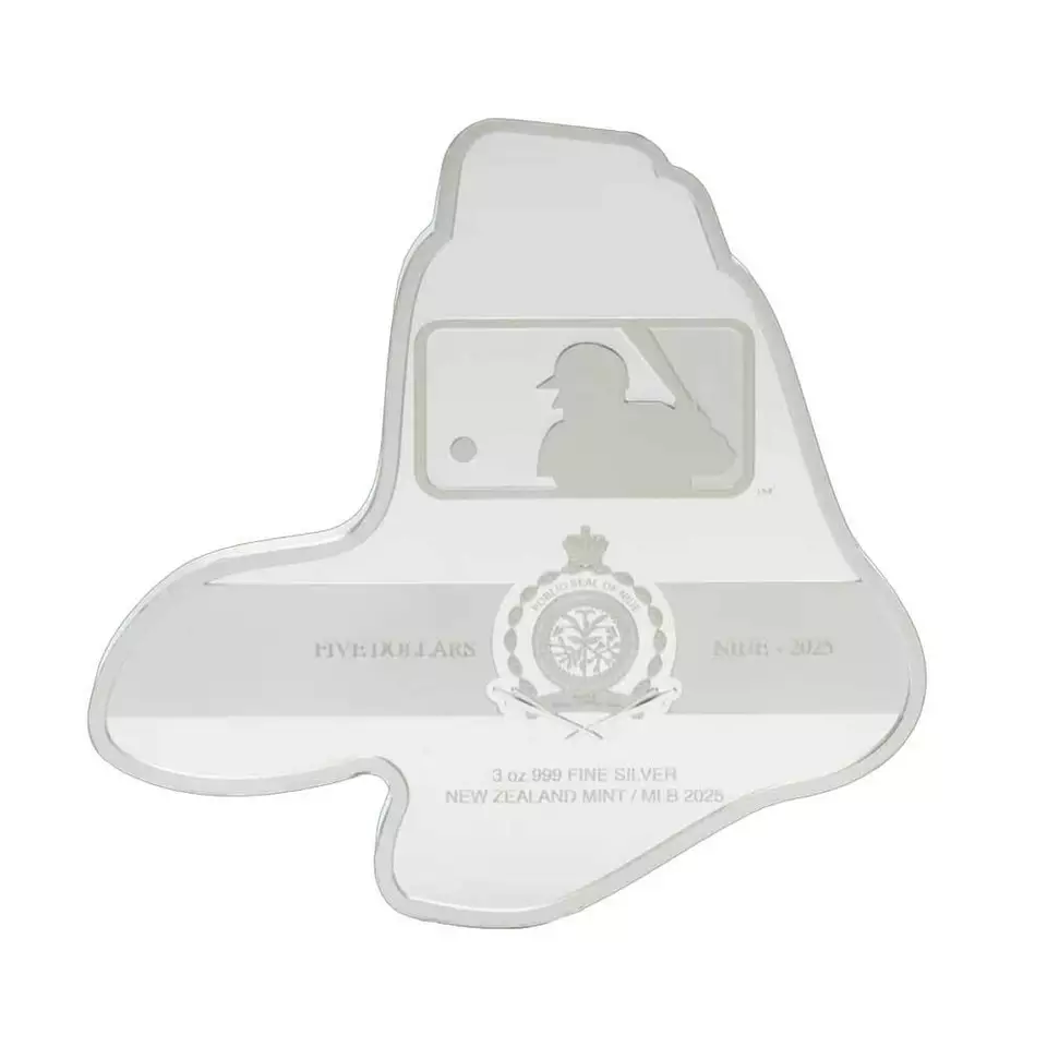 2025 MLB - Boston Red Sox Team Logo 3oz Silver - CoinsTV