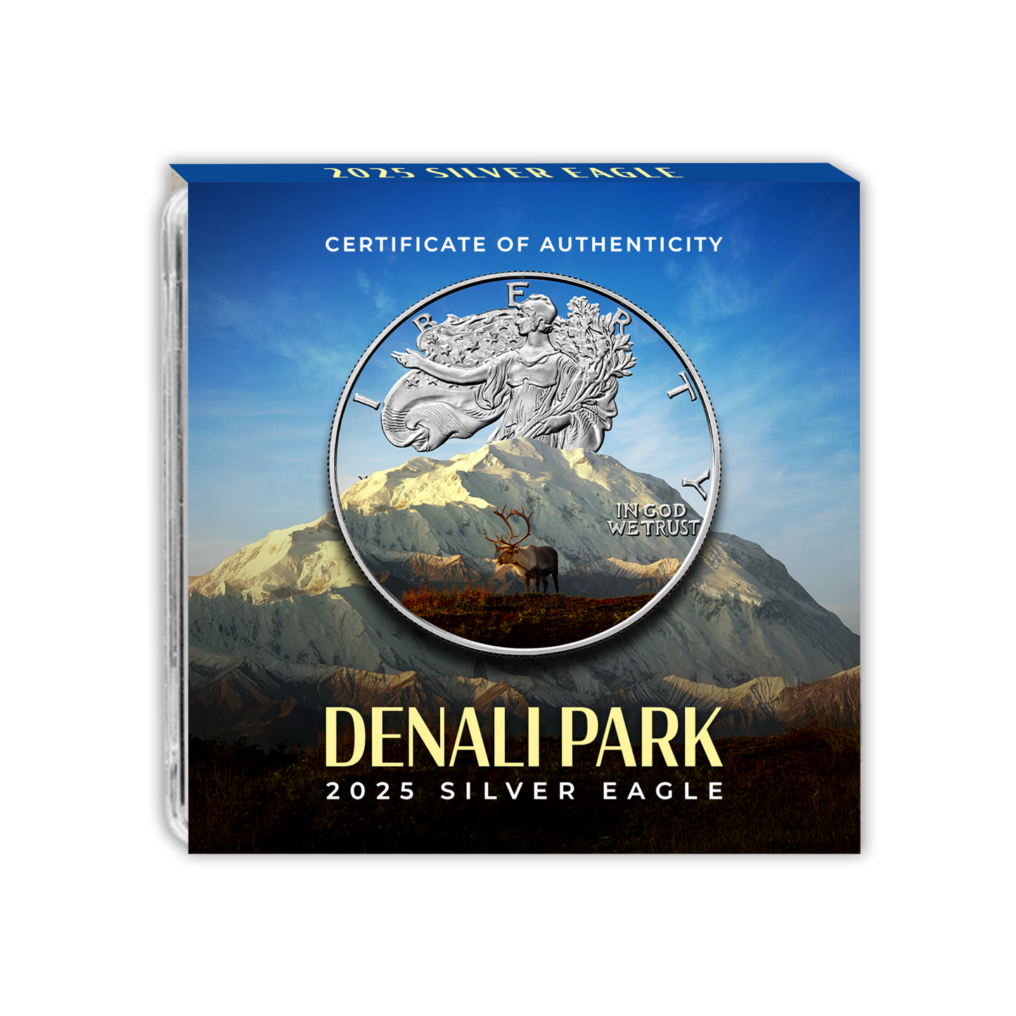 2025 Silver Eagle - Denali National Park and Preserve - National Parks Series - CoinsTV
