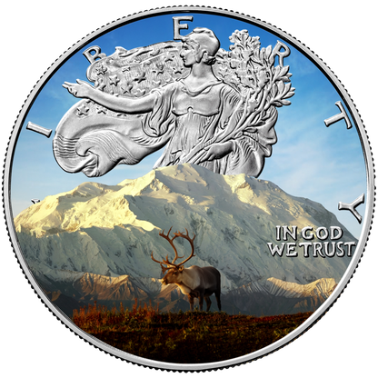 2025 Silver Eagle - Denali National Park and Preserve - National Parks Series - CoinsTV