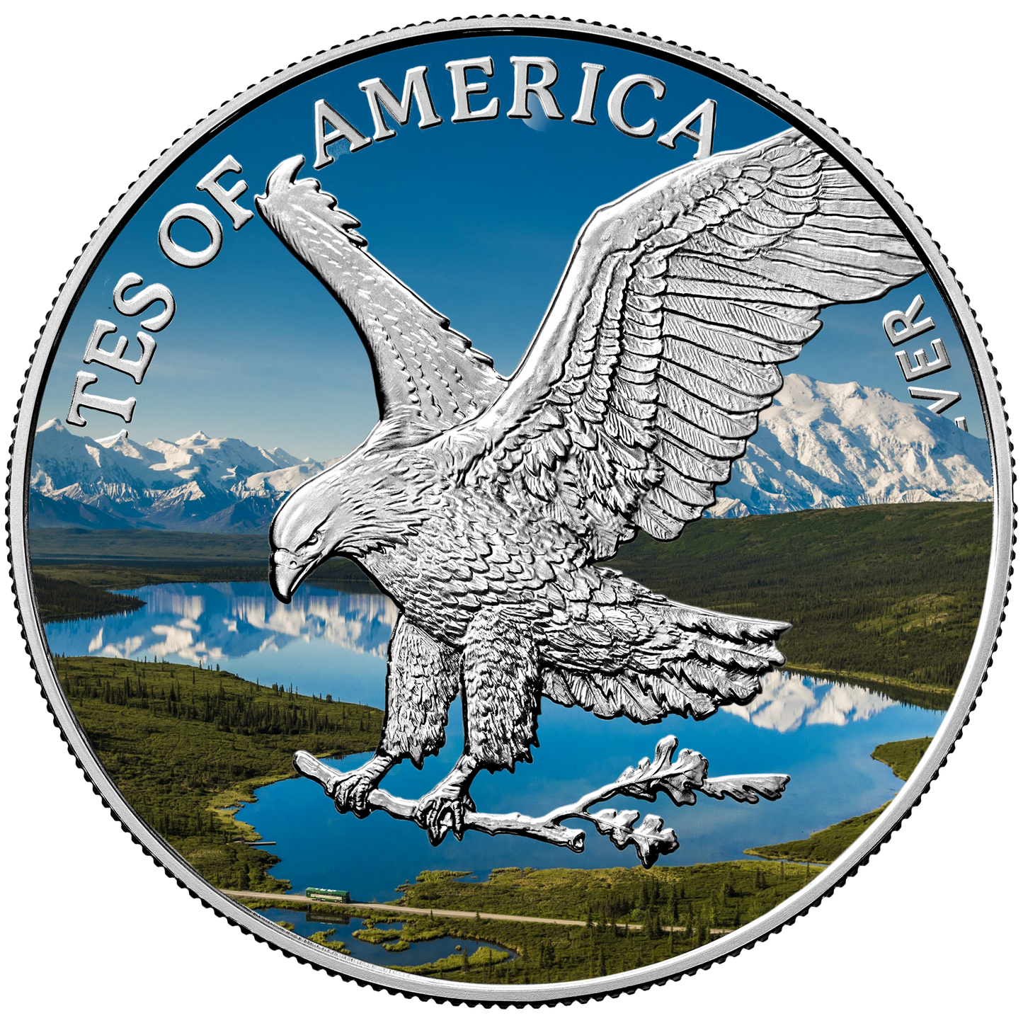 2025 Silver Eagle - Denali National Park and Preserve - National Parks Series - CoinsTV