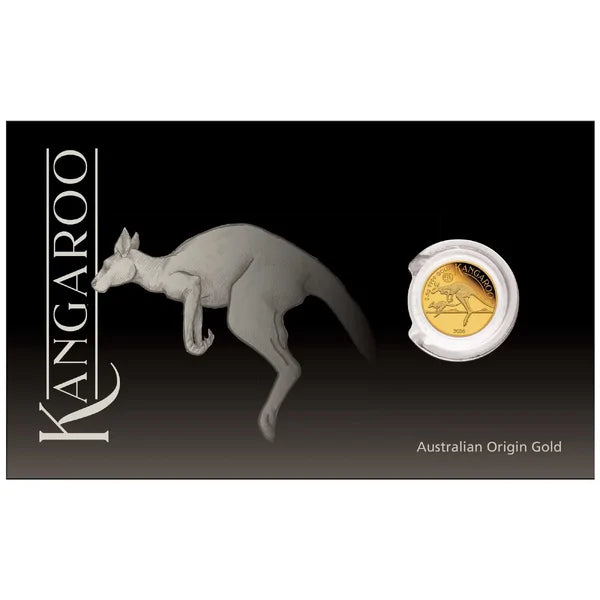 2026 Australia Kangaroo Mini Roo 0.5 gram Gold Coin in Card
