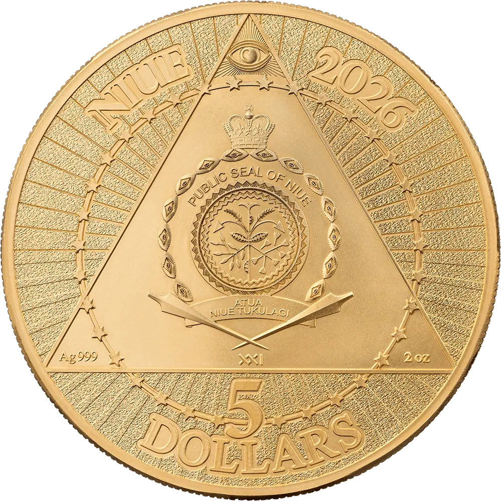 2026 Niue United We Stand 250 Years of U.S. Independence 2 oz Silver Coin - CoinsTV