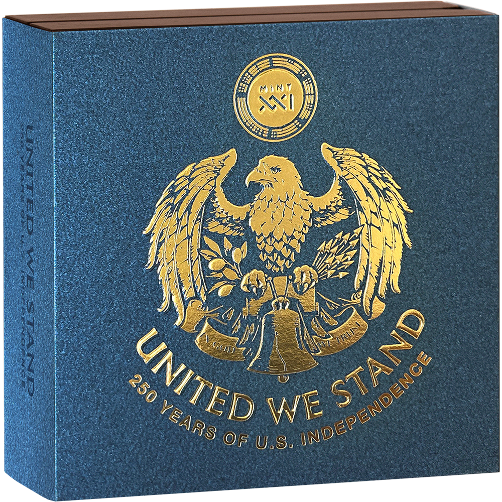 2026 Niue United We Stand 250 Years of U.S. Independence 2 oz Silver Coin - CoinsTV