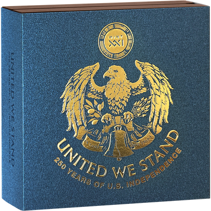 2026 Niue United We Stand 250 Years of U.S. Independence 2 oz Silver Coin - CoinsTV