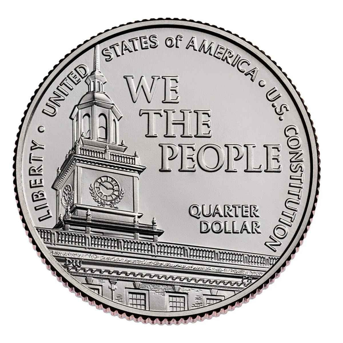 2026-D U.S. Constitution Quarter Roll BU 1776 - 2026 Dual Date - America 250