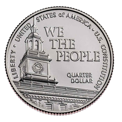 2026-D U.S. Constitution Quarter Roll BU 1776 - 2026 Dual Date - America 250