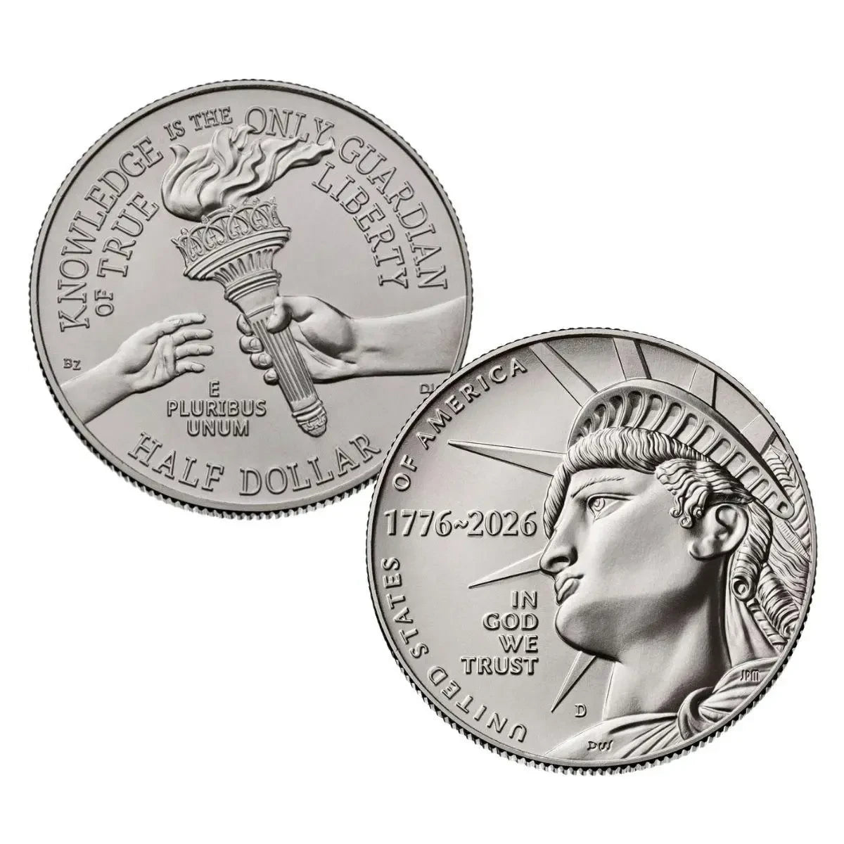 2026 Enduring Liberty Half Dollar P & D Rolls Set - World Trade Center 9/11 - 25th Anniversary Limited Edition - CoinsTV