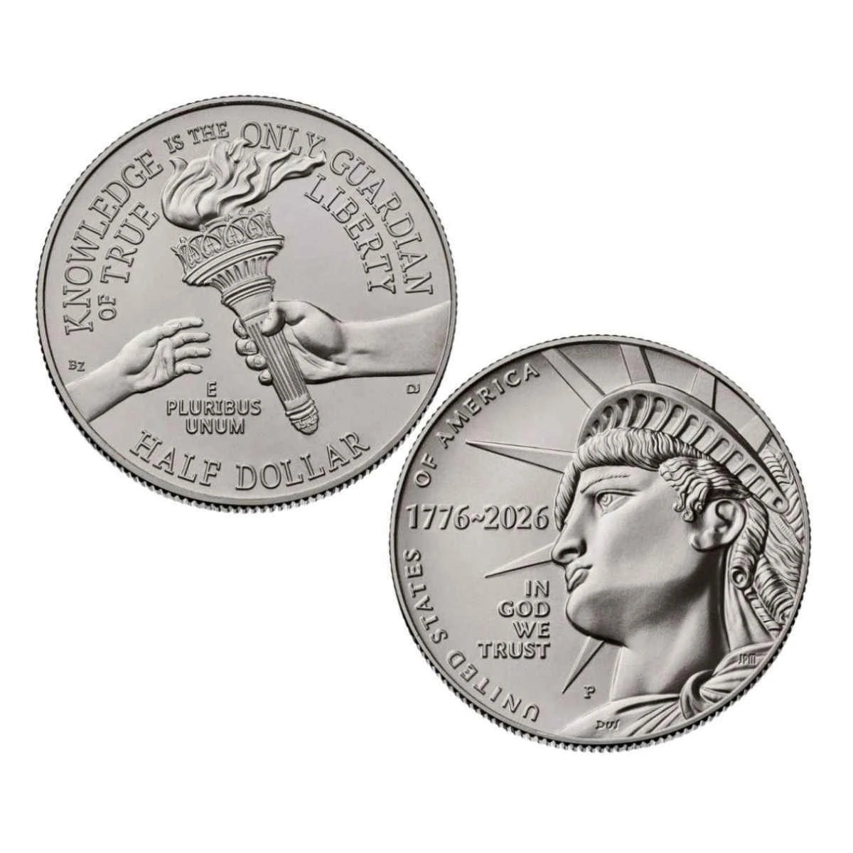 2026 Enduring Liberty Half Dollar P & D Rolls Set - World Trade Center 9/11 - 25th Anniversary Limited Edition - CoinsTV