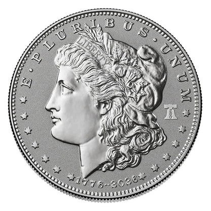 2026 Morgan Silver Dollar Reverse Proof Liberty Bell Privy Mark in OGP with Box & COA