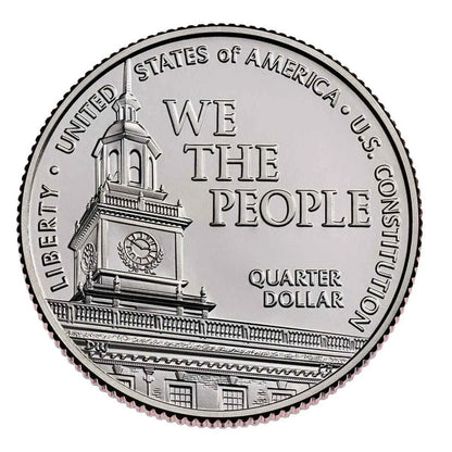 2026-P U.S. Constitution Quarter Roll BU 1776 - 2026 Dual Date - America 250