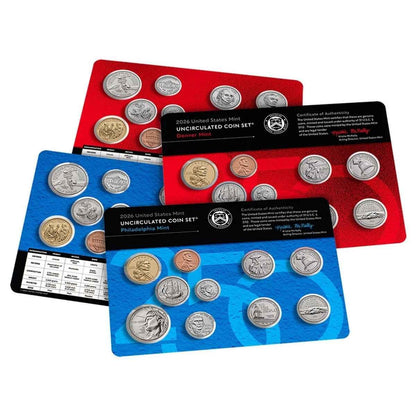 2026 P&D U.S. Mint Set – Uncirculated - 20 Coin America 250 Collection