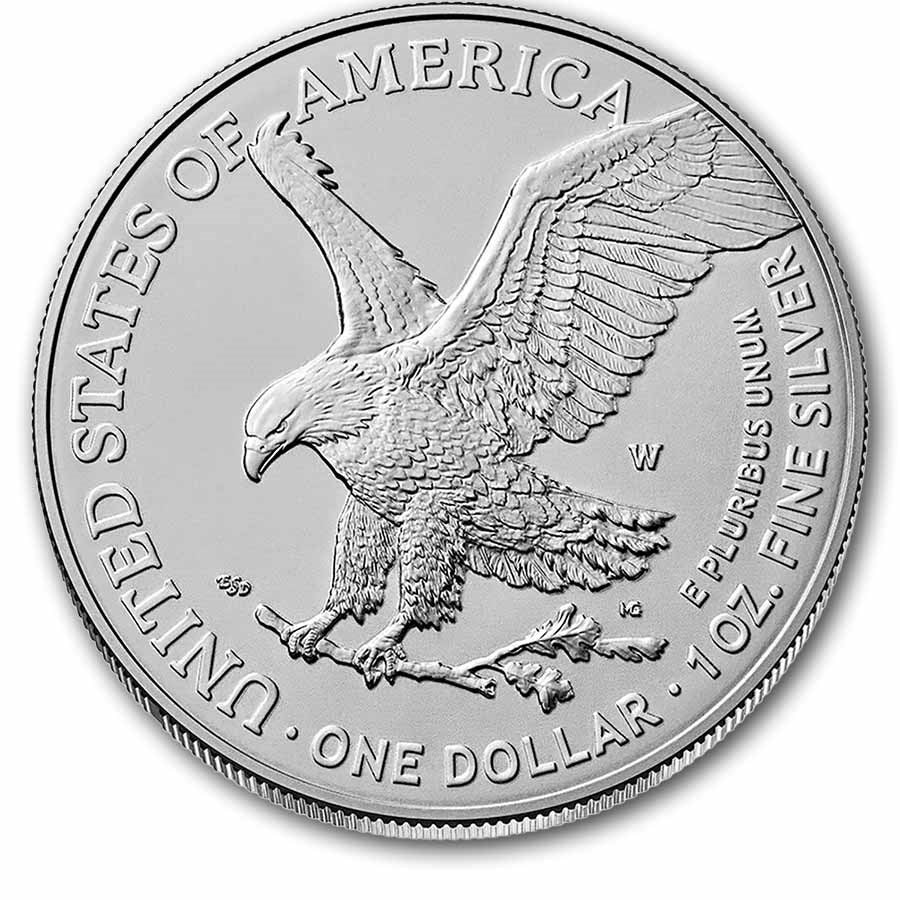 2026-W Silver Eagle Enhanced Finished - NGC MS70 FDI First Label