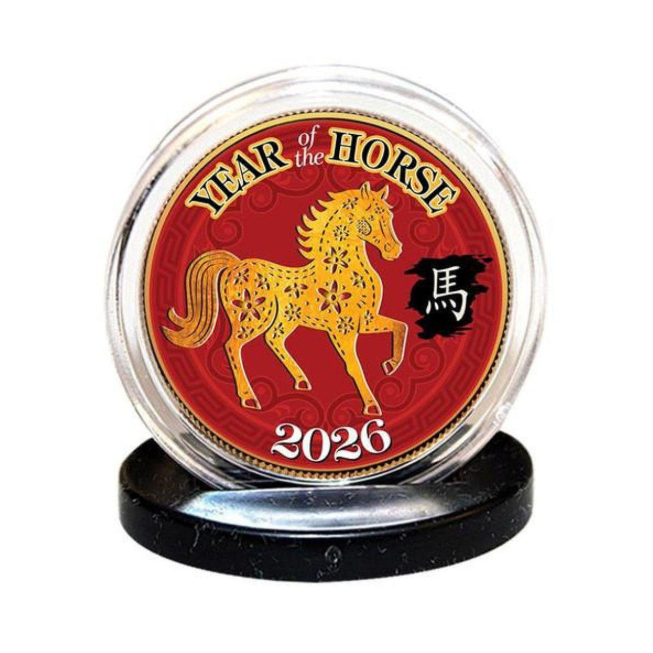 2026 Kennedy Half Dollar “Year of the Horse” 24KT Gold-Plated - CoinsTV