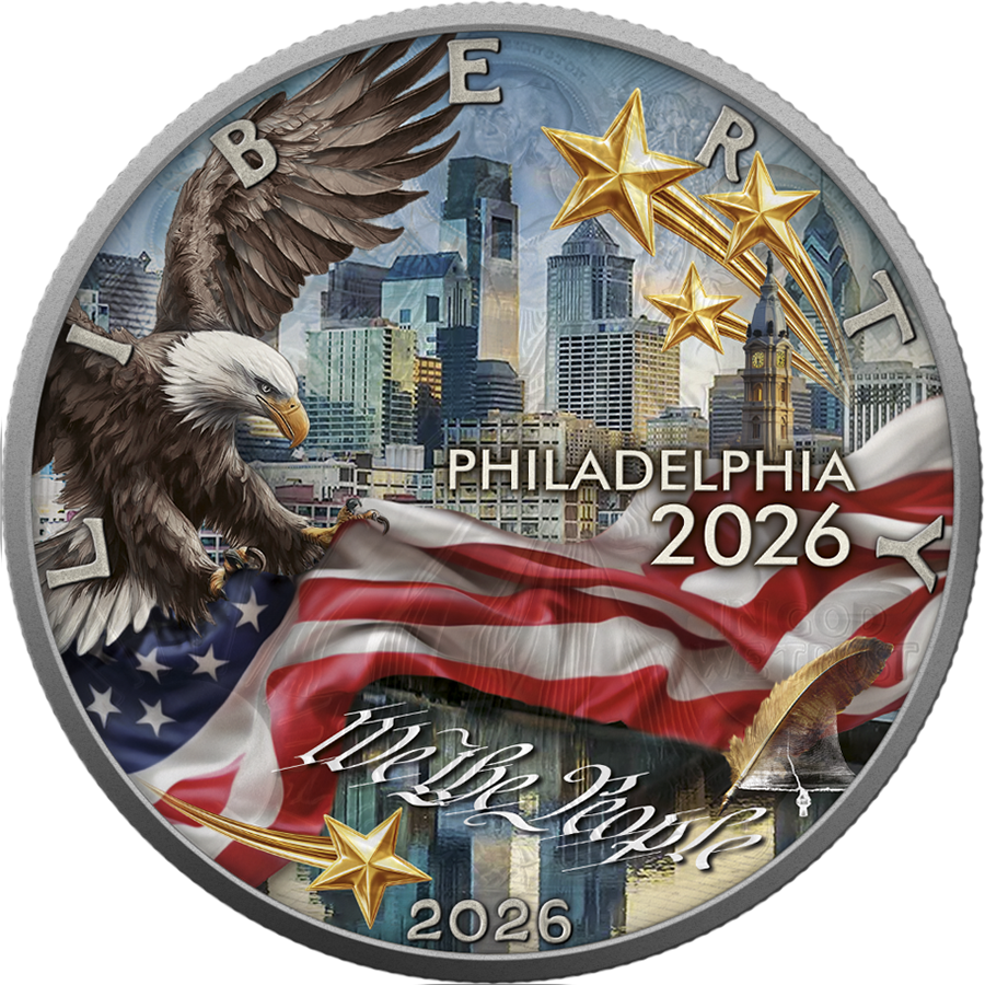 2026 U.S. Eagle American Independence Present Edition 1 oz Silver Coin