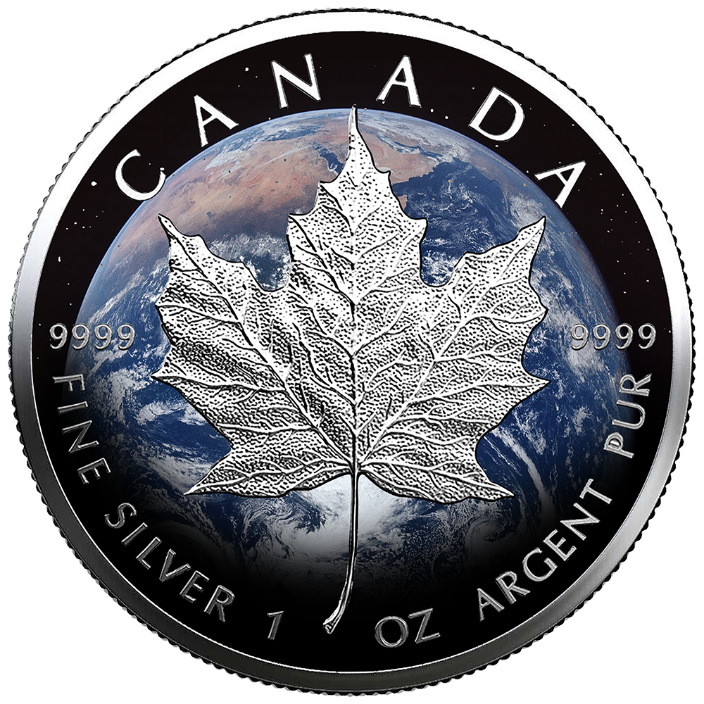 2026 Earth Maple Leaf - Planets of the Solar System Series - CoinsTV