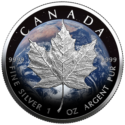 2026 Earth Maple Leaf - Planets of the Solar System Series - CoinsTV