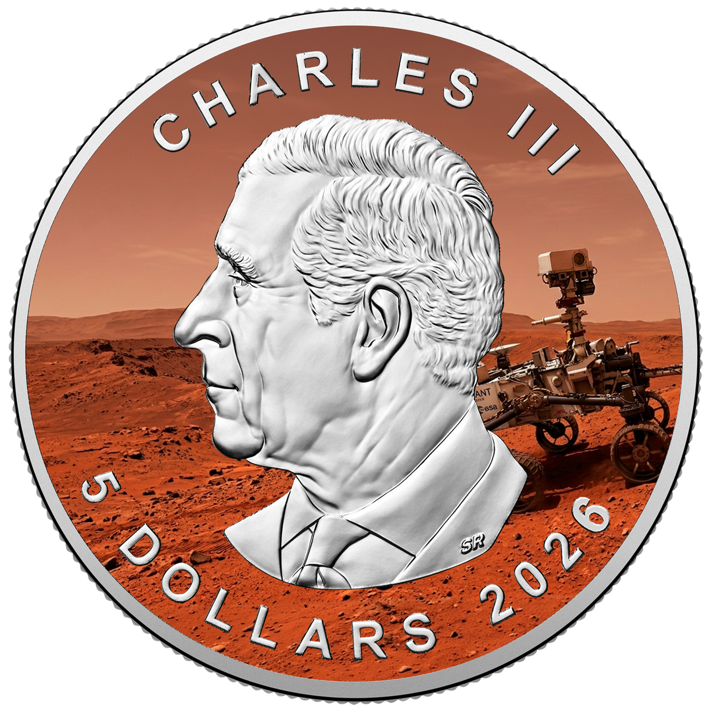 2026 Mars Maple Leaf - Planets of the Solar System Series - CoinsTV