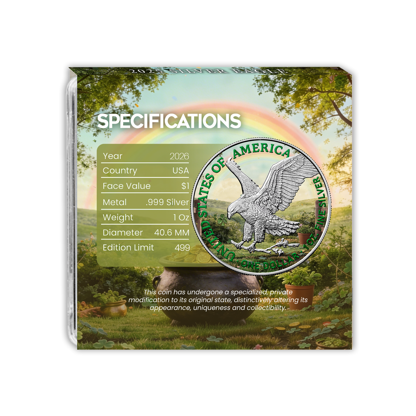 2026 Silver Eagle St. Patrick's Day Edition - CoinsTV