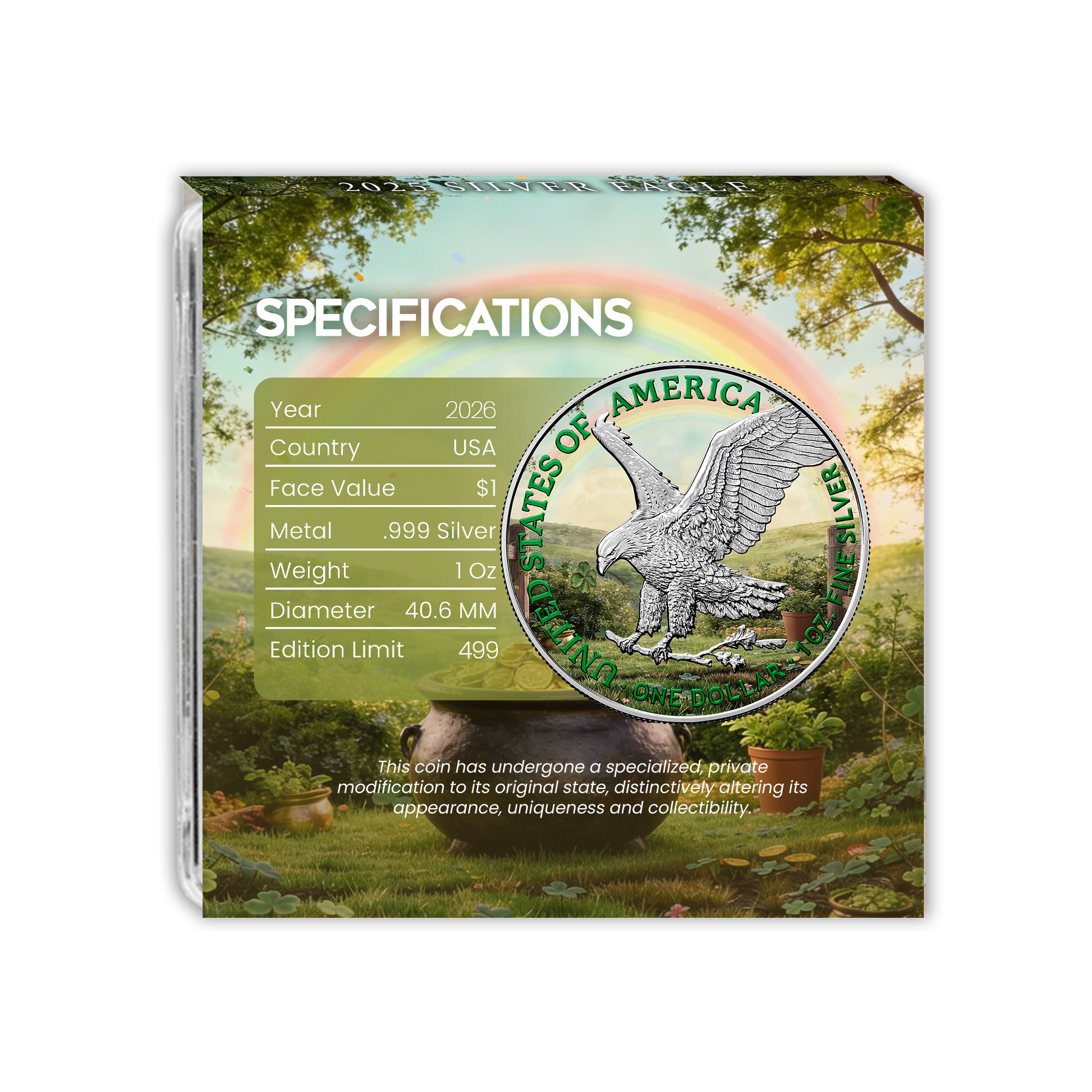 2026 Silver Eagle St. Patrick's Day Edition - CoinsTV